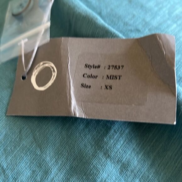 NWT Habitat 27537 Enamel Button Neck Mist Cowl Top Sz XS/S - Picture 6 of 9